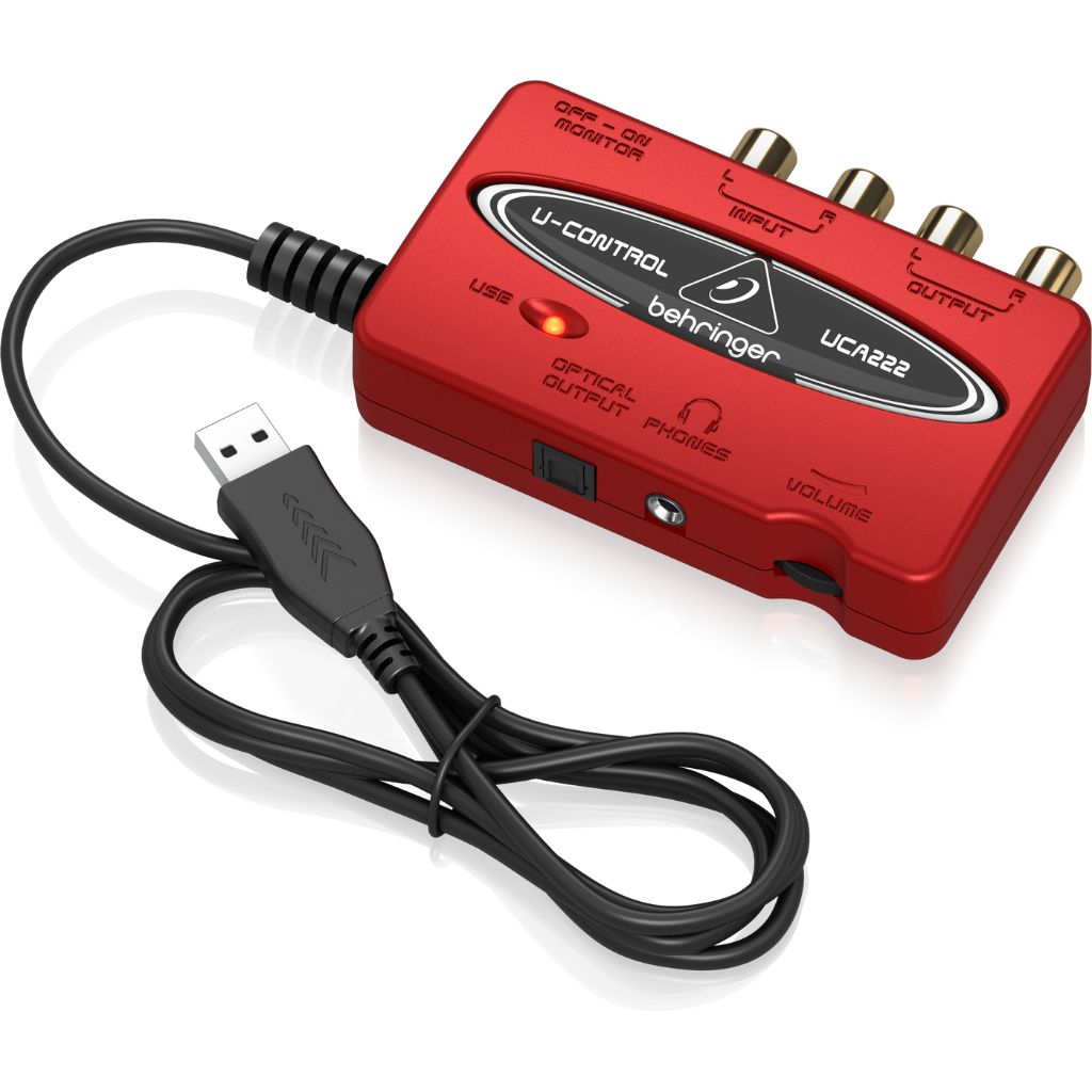 BEHRINGER UCA 222 USB AUDIO INTERFACE