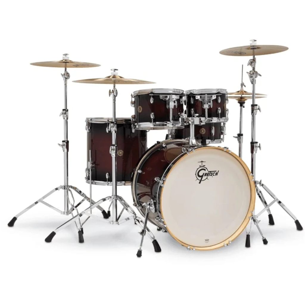 GRETSCH DRUMS Catalina Maple Shell Pack 5-Pc W22" Kick - Deep Cherry Burst (Excludes Hardware and cymbals)