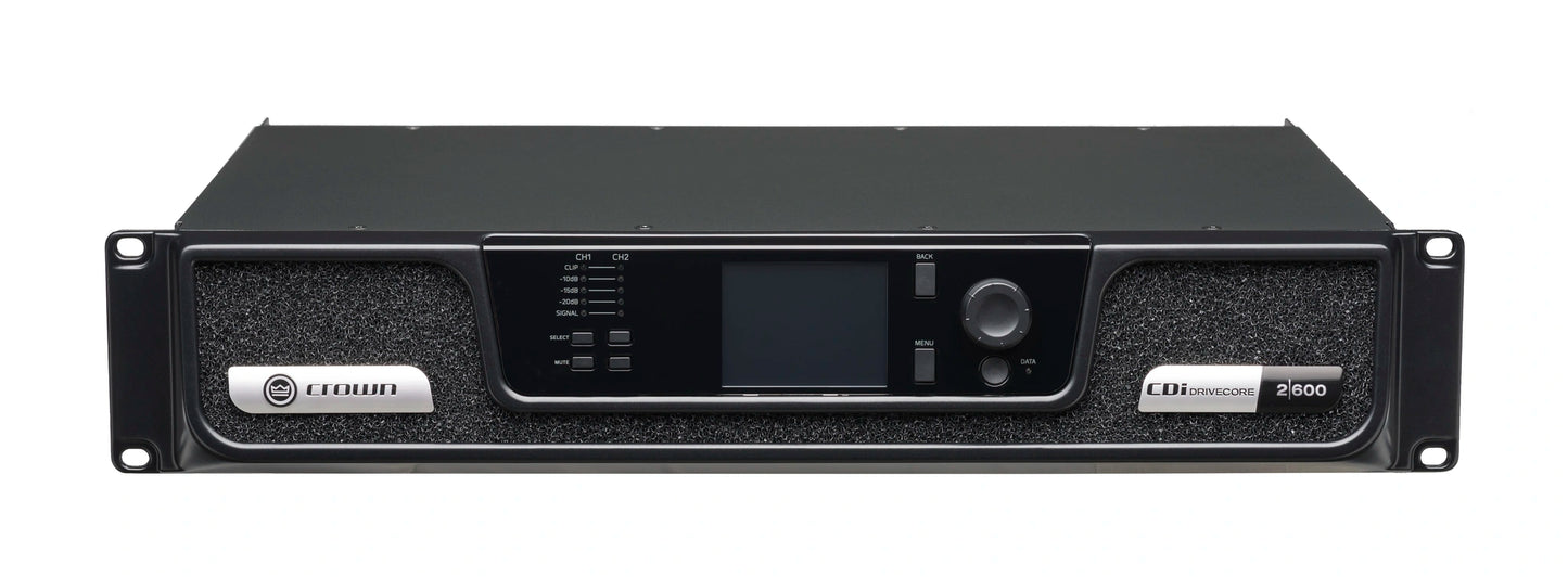 CROWN - NCDI2X600-U-EU - CDI DRIVECORE 2|600 (EU) - TWO-CHANNEL. 600W @ 4? ANALOG POWER AMPLIFIER. 7