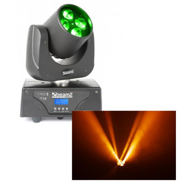 RAZOR500 LED MOVING HEAD WITH ROTATING LENSES 4x 15w RGBW