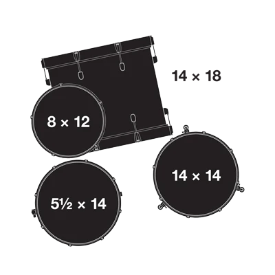 Gretsch Drums Energy 4pc Street Kit W/Hardware
