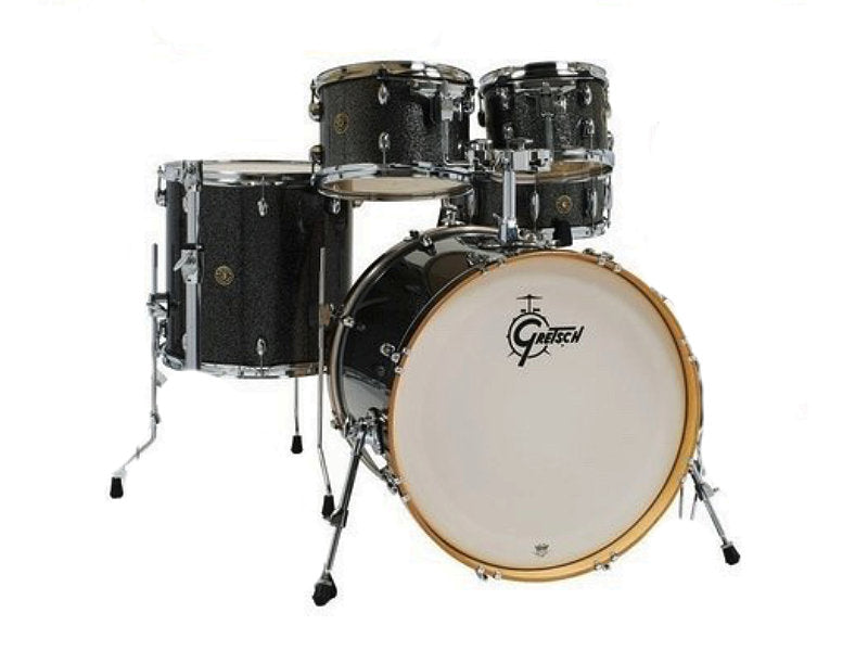 GRETSCH DRUMS Catalina Maple Shell Pack 5-Pc W/22" Kick - Black Stardust (Excludes Hardware and cymbals)
