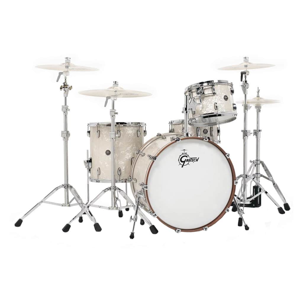 GRETSCH DRUMS Renown Maple Shell pack 4-Pc W/24" Kick - Vintage Pearl