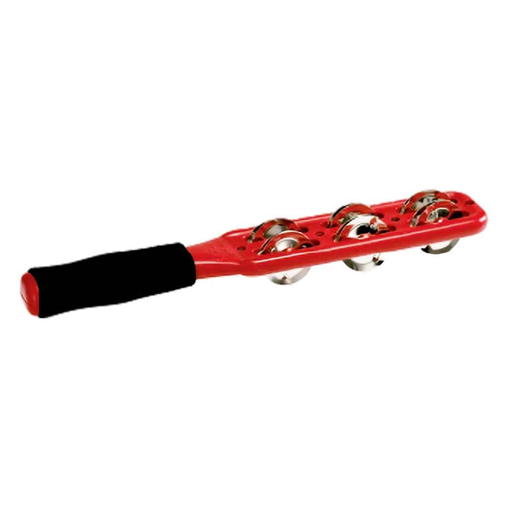 MEINL Percussion Pro Series Jingle Stick Steel Jingles - Red