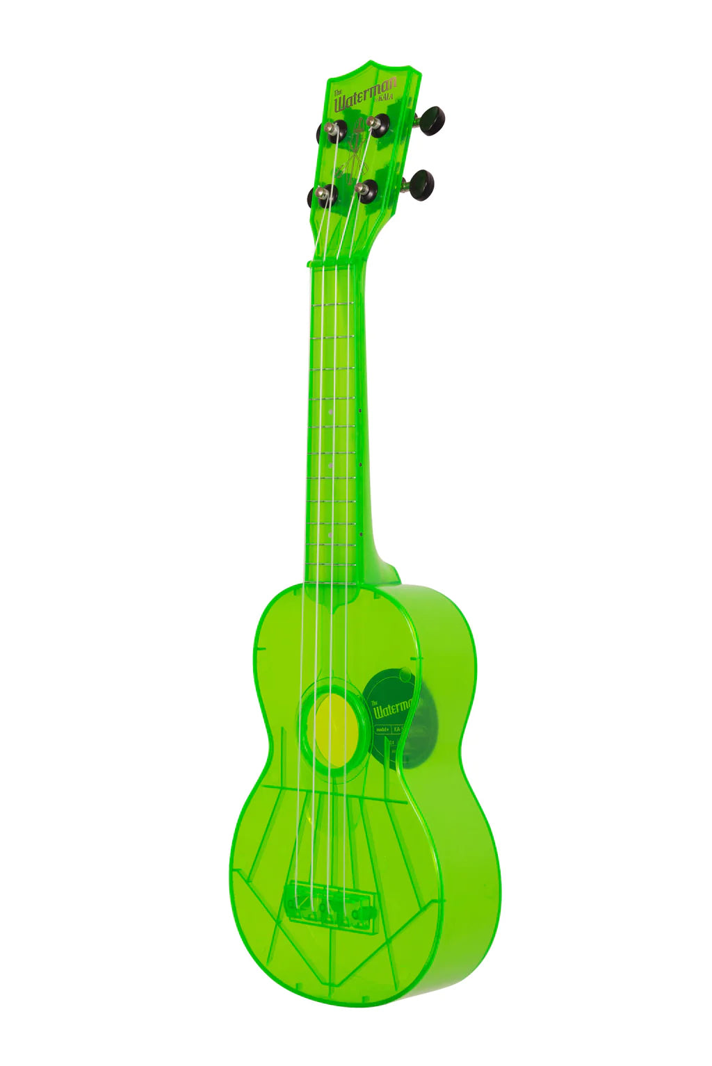Kala SWFGN Waterman Soprano Ukulele - Fluorescent Green