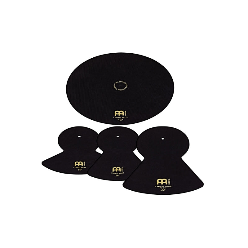MEINL Drum Mute Set 14" Hihats, 16" Crash, & 20" Ride