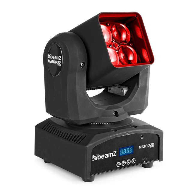 MATRIX22 LED MOVING HEAD 4x 10w RGBW LEDS DMX
