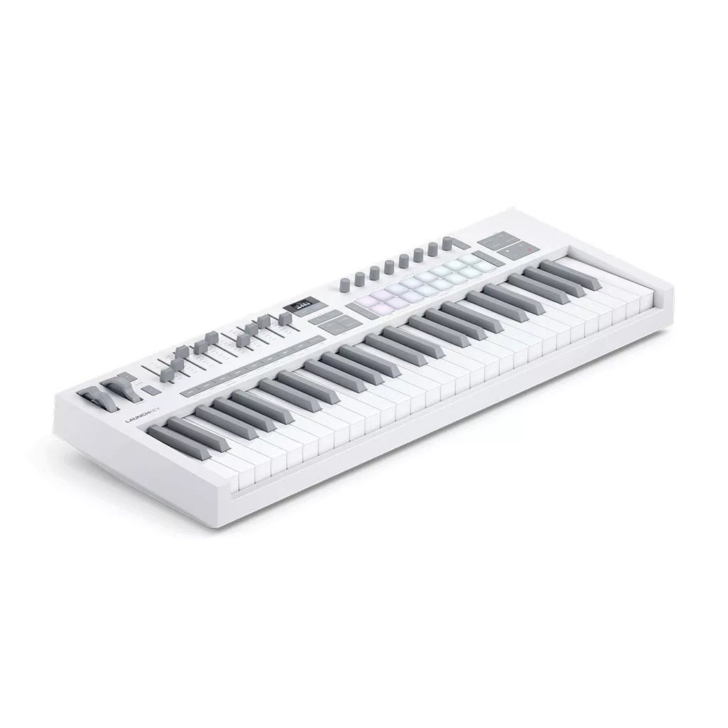 NOVATION Launchkey MK4 49 Key Fully Integrated MIDI Controller Keyboard - White