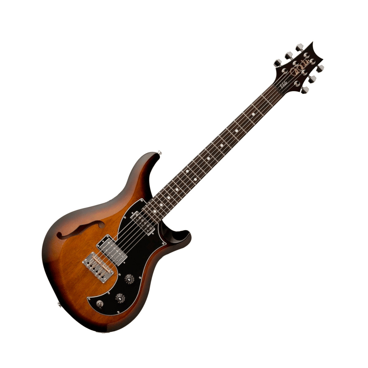 PRS S2 Vela Semi-Hollow Electric Guitar - McCarty Tobacco Sunburst