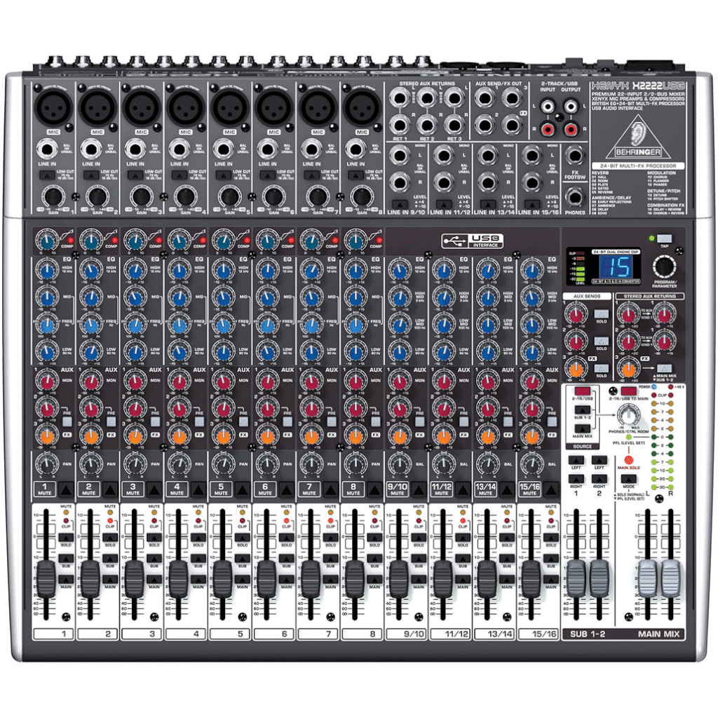 BEHRINGER MIXER QX2222 USB ANALOG MIXER