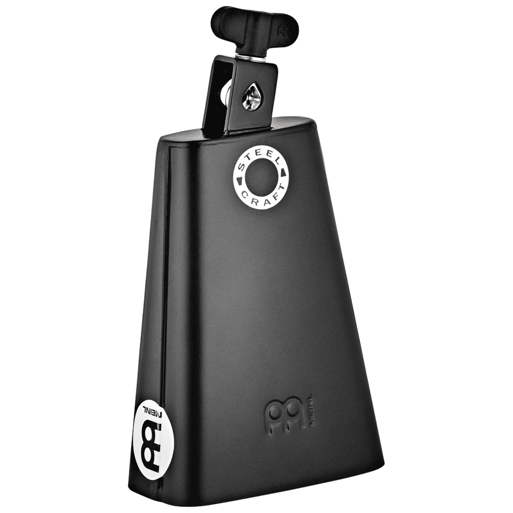 MEINL Percussion Classic Rock Cowbell 7" Big Mouth Low Pitch - Black
