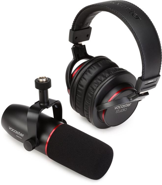 FOCUSRITE Vocaster Broadcast Kit w/DM14V Microphone, Headphones & Cable