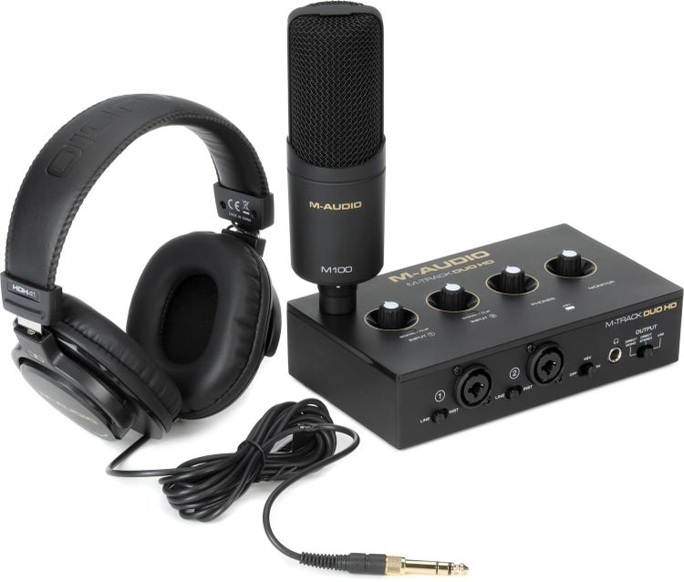M-AUDIO AUDIO INTERFACE BUNDLE