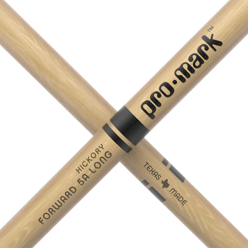 Promark TX5ALW Classic Hickory 5A Long Oval Tip