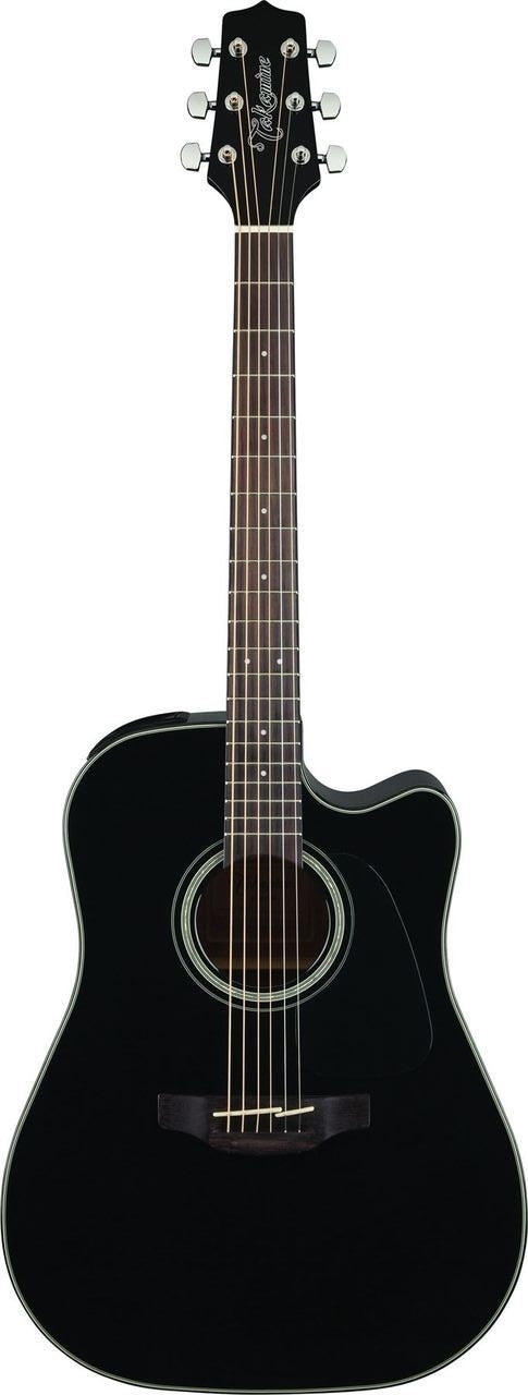 Takamine GD30CEBLK Dreadnaught Solid Spruce Top with Mahogany Back & Sides - Black Gloss