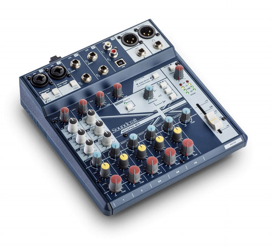 SOUNDCRAFT NOTEPAD 8 CH DESKTOP MIXER W/USB + LEXICON EFFECTS