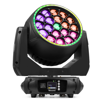 BEAMZPRO MHL1940 LED MOVING HEAD BEE EYE ZOOM 19x 40W RGBW