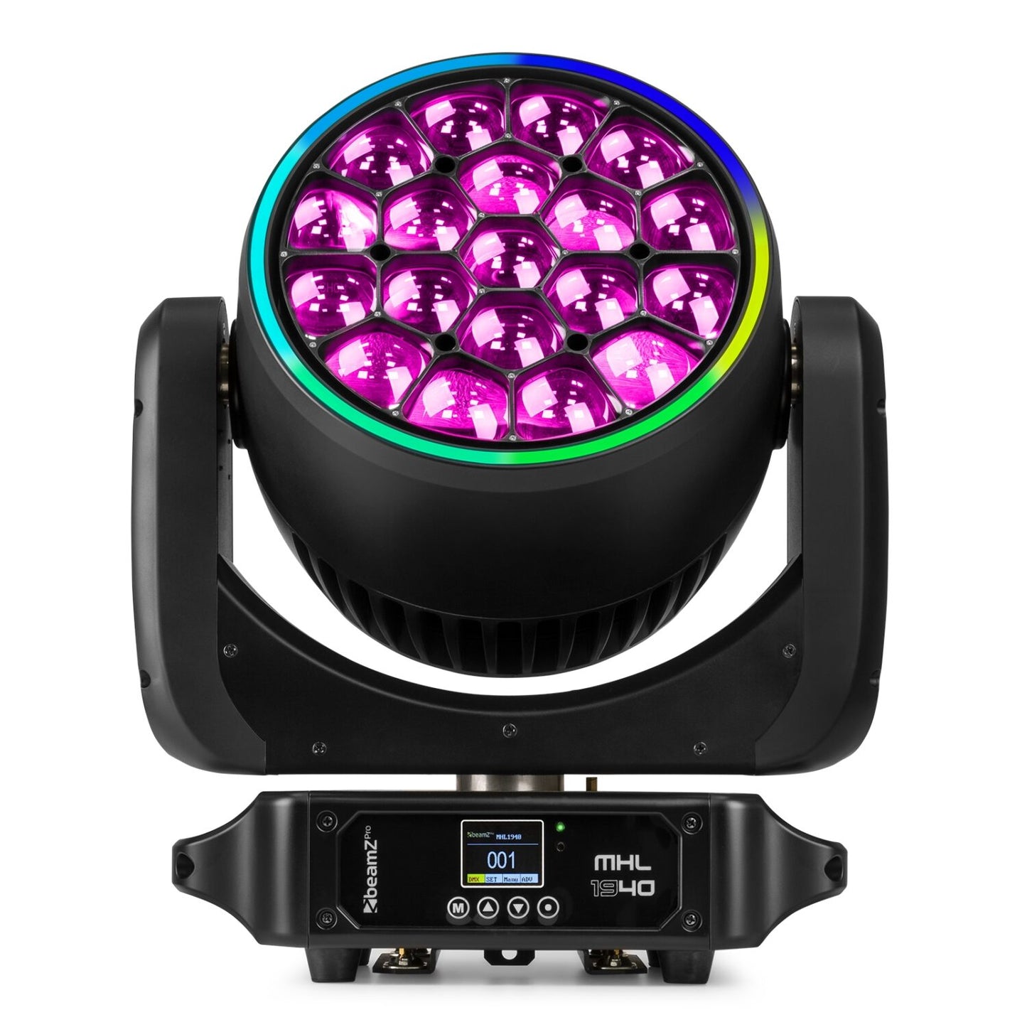 BEAMZPRO MHL1940 LED MOVING HEAD BEE EYE ZOOM 19x 40W RGBW