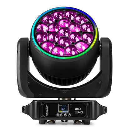 BEAMZPRO MHL1940 LED MOVING HEAD BEE EYE ZOOM 19x 40W RGBW