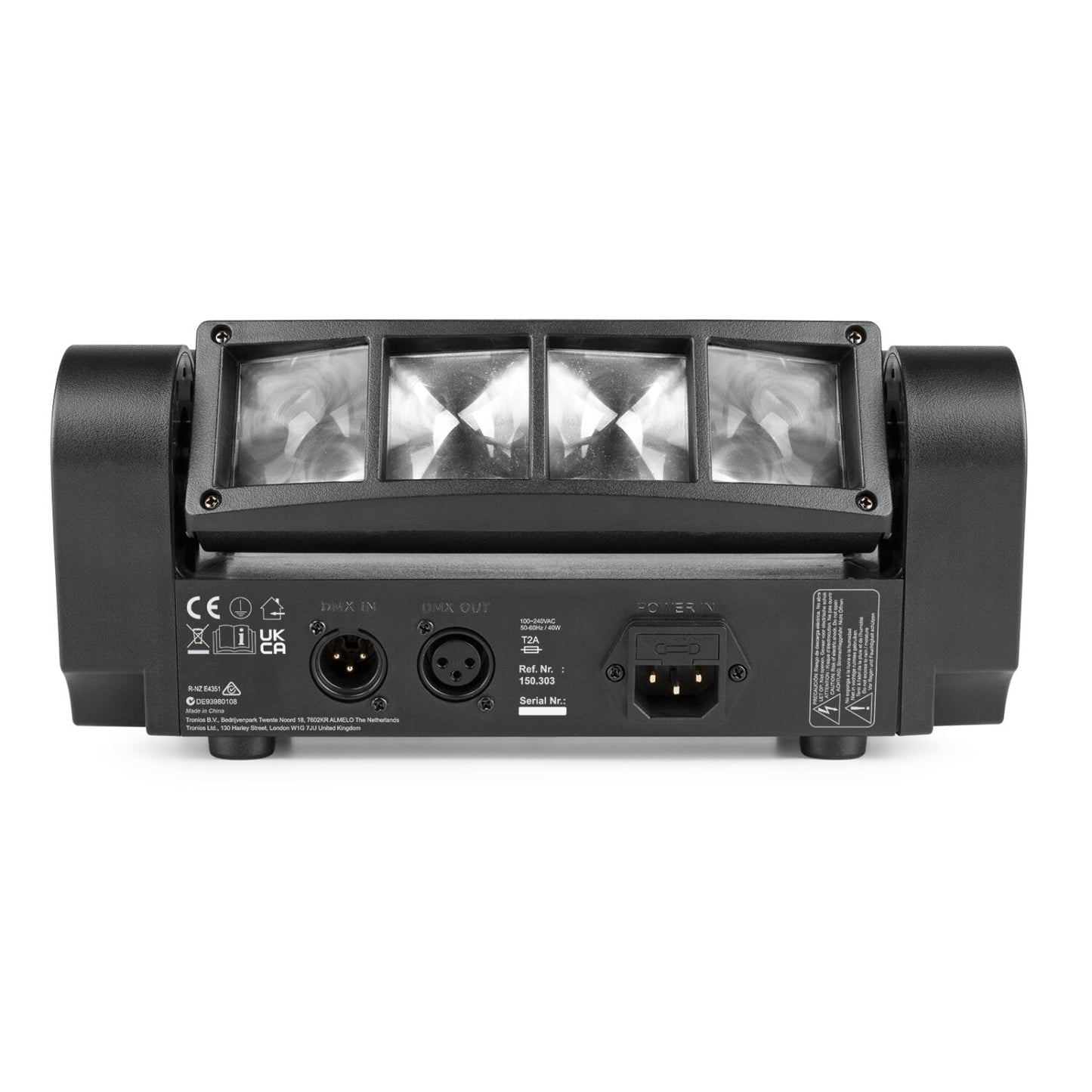BEAMZ MHL820 LED DOUBLE HELIX 8x 3W RGBW