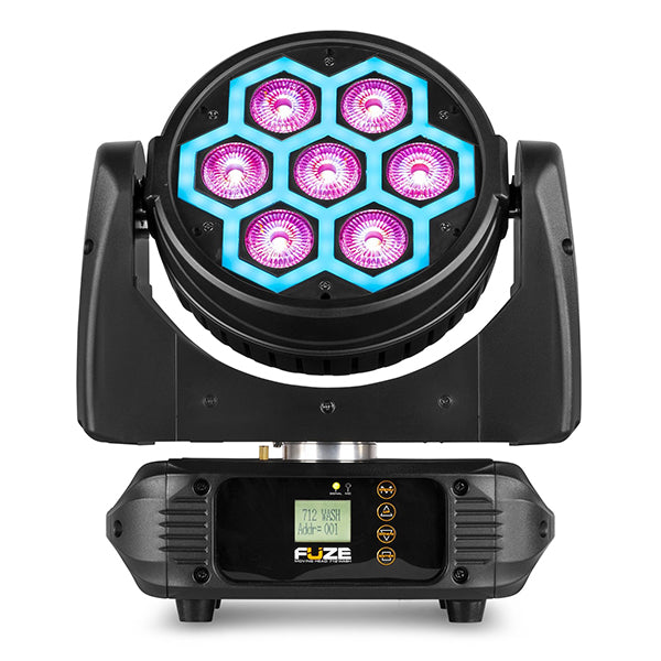 BEAMZ FUZE712 LED MOVING HEAD WASH WITH SMD LED EFFECT 7x 12W RGBW