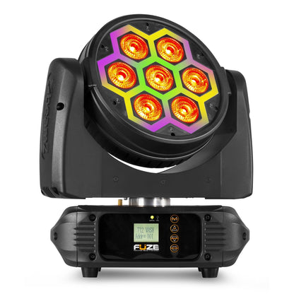 BEAMZ FUZE712 LED MOVING HEAD WASH WITH SMD LED EFFECT 7x 12W RGBW