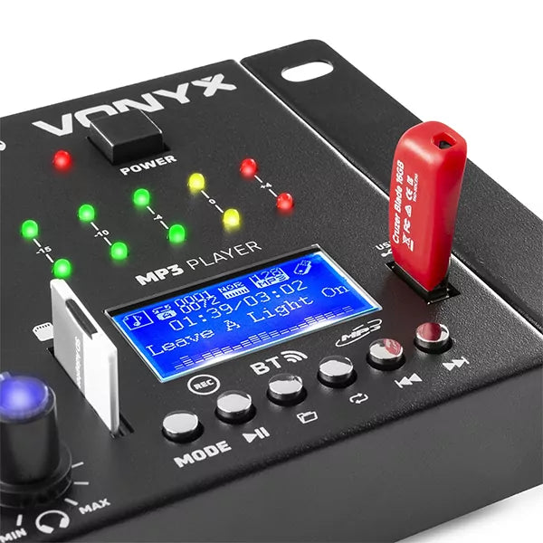 Vonyx – STM3030 MIXER WITH BT/MP3/USB/REC