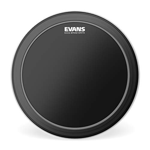 EVANS EMAD ONYX 22" Black Drumhead