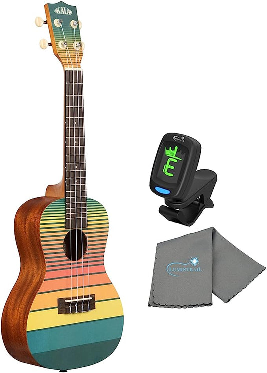 Kala SURFDAWNPATROL Surf Series Concert Ukulele with Bag