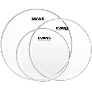 EVANS G2 Clear Rock Tompack + 14" HD Dry Snare Head