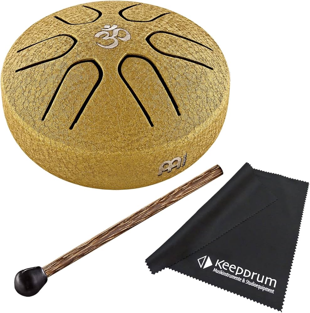 MEINL Sonic Energy Pocket Steel Tongue Drum A Major - Gold