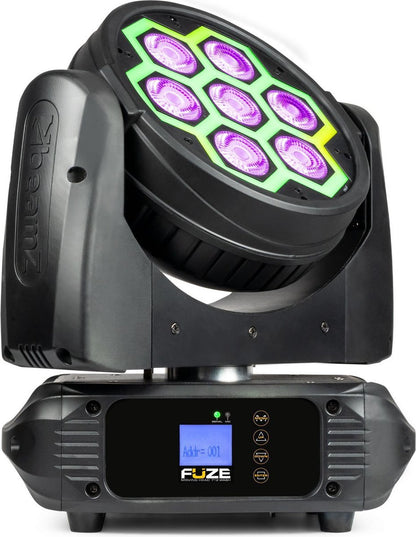 BEAMZ FUZE712 LED MOVING HEAD WASH WITH SMD LED EFFECT 7x 12W RGBW