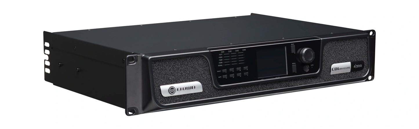 CROWN - NCDI4X300-U-EU - CDI DRIVECORE 4|300 (EU) - FOUR-CHANNEL. 300W @ 4? ANALOG POWER AMPLIFIER.