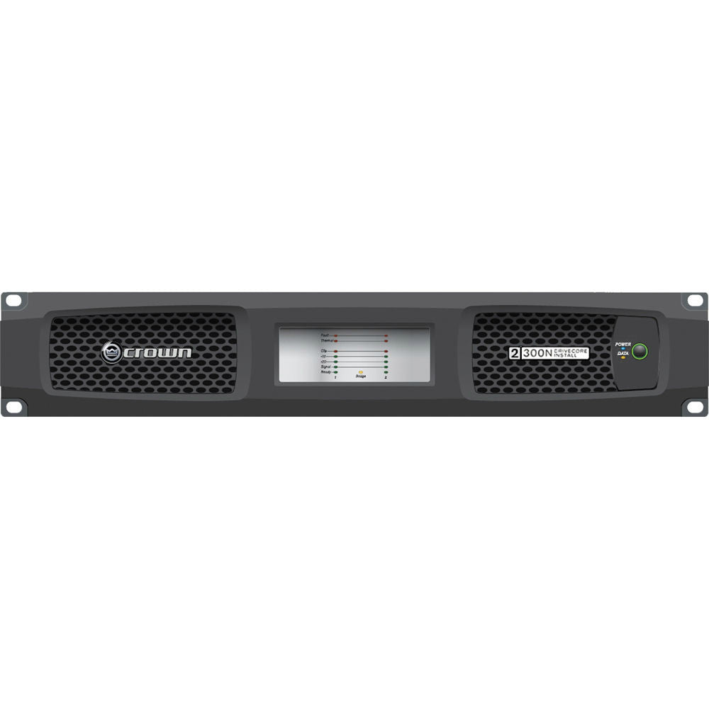 CROWN - DCI2X300N-U-EKFX - DCI 2|300N - TWO-CHANNEL. 300W @ 4? POWER AMPLIFIER WITH BLU LINK. 70V/10