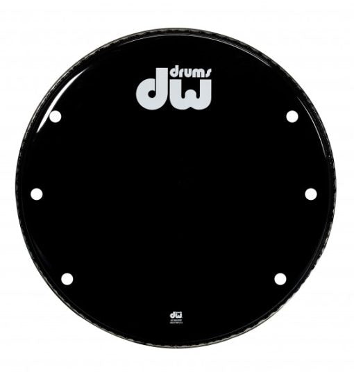 DW 24  GLOSS BLACK DRUM HEAD