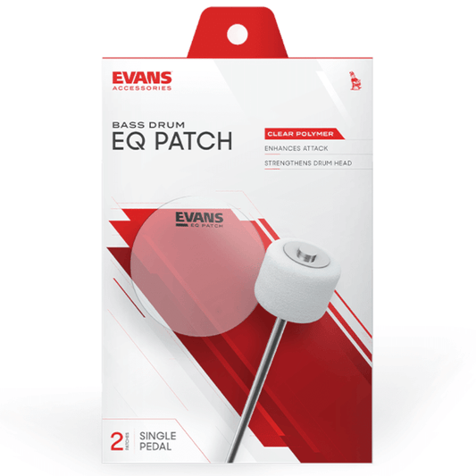 EVANS Bass Drum Patch Single Clear