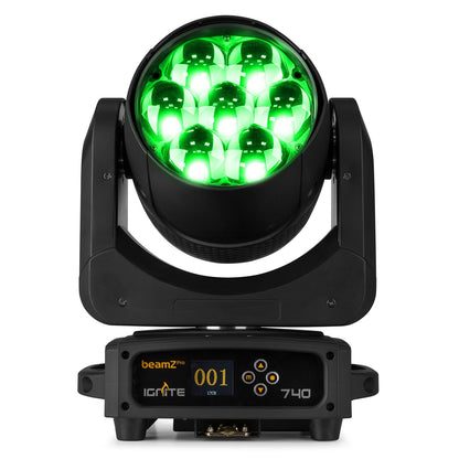 BEAMZPRO MHL740 LED MOVING HEAD ZOOM 7x 40W RGBW