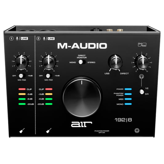 M-AUDIO 2 XLR-1/4IN INPUTS CRYSTAL PREAMPS SOFTWARE INCLUDED