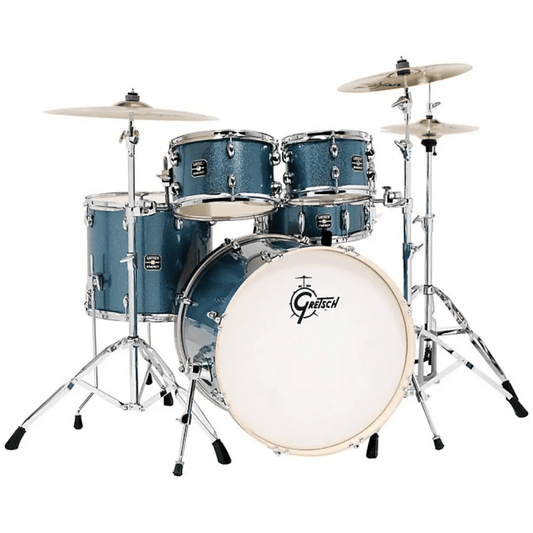 GRETSCH DRUMS Energy Kit W/22" Kick And Hardware - Blue Sparkle