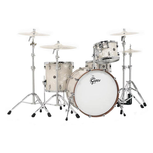 GRETSCH DRUMS Renown Maple Shell pack 4-Pc W/24" Kick - Vintage Pearl