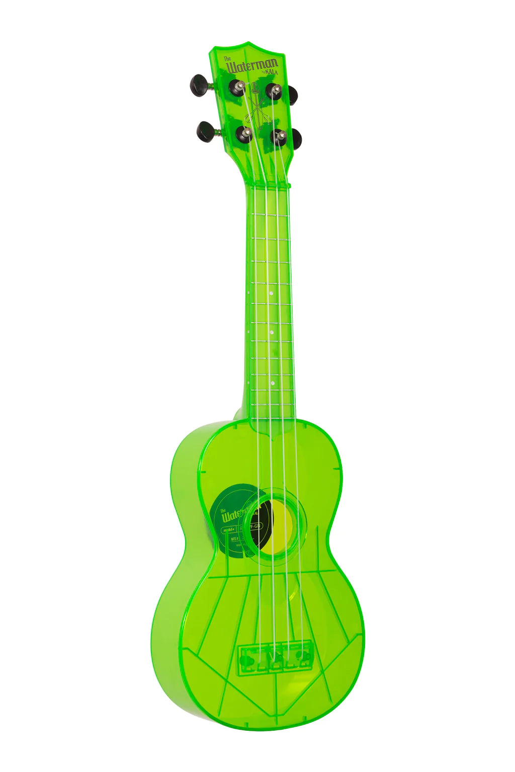 Kala SWFGN Waterman Soprano Ukulele - Fluorescent Green