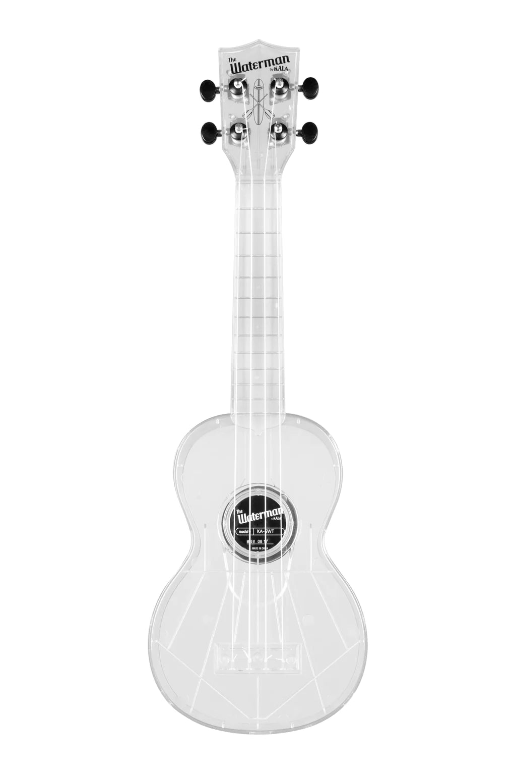 Kala SWT Waterman Soprano Ukulele - Translucent
