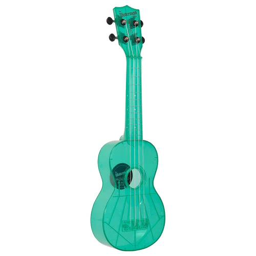 Kala SWFBL Waterman Soprano Ukulele - Fluorescent Blue