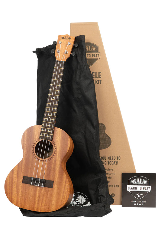 Kala KALALTPT Learn To Play Mahogany Tenor Ukulele Starter Kit