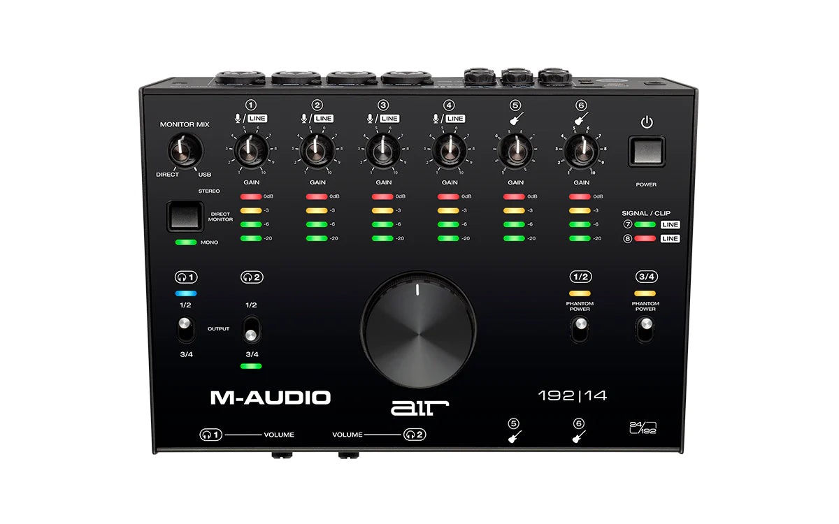 M-AUDIO 4 XLR-1/4IN INPUTS CRYSTAL PREAMPS SOFTWARE INCLUDED