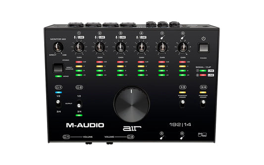 M-AUDIO 4 XLR-1/4IN INPUTS CRYSTAL PREAMPS SOFTWARE INCLUDED