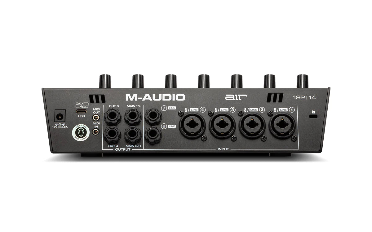 M-AUDIO 4 XLR-1/4IN INPUTS CRYSTAL PREAMPS SOFTWARE INCLUDED