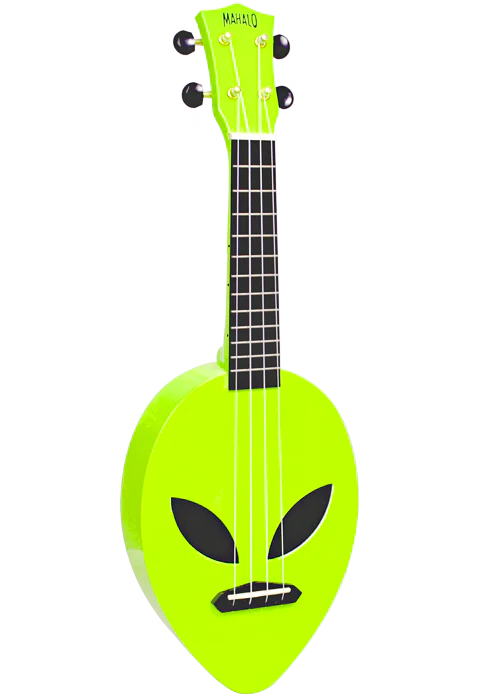 MAHALO SOP UKULELE GREEN ALIEN
