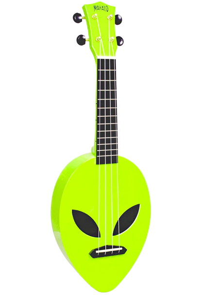 MAHALO SOP UKULELE GREEN ALIEN