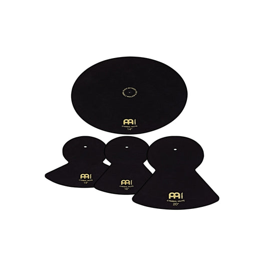 MEINL Drum Mute Set 14" Hihats, 16" Crash, & 20" Ride